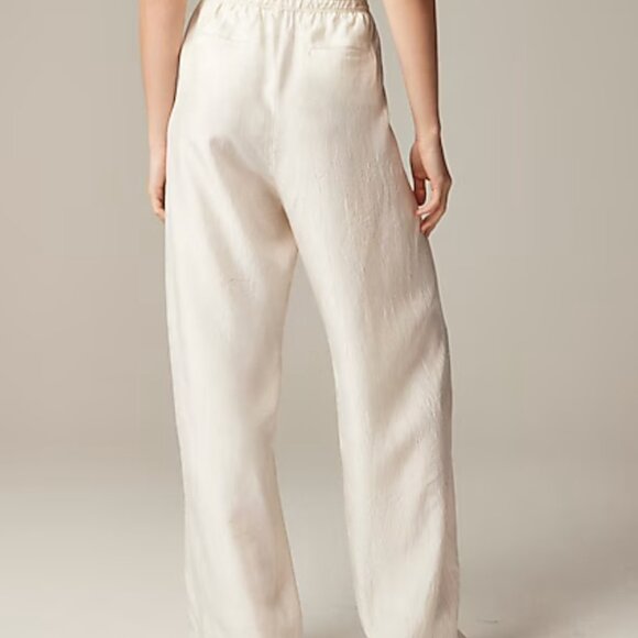 J. Crew Stratus Pant in textured satin - Picture 2 of 6